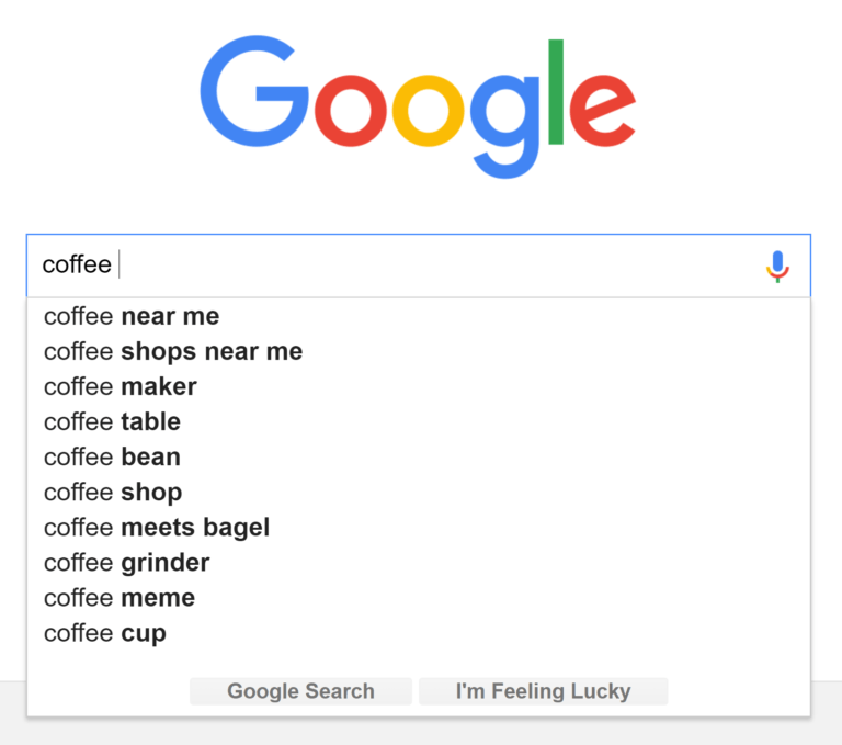 google keyword suggestions